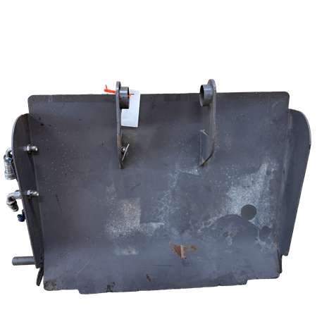 Plåt över schaktblad